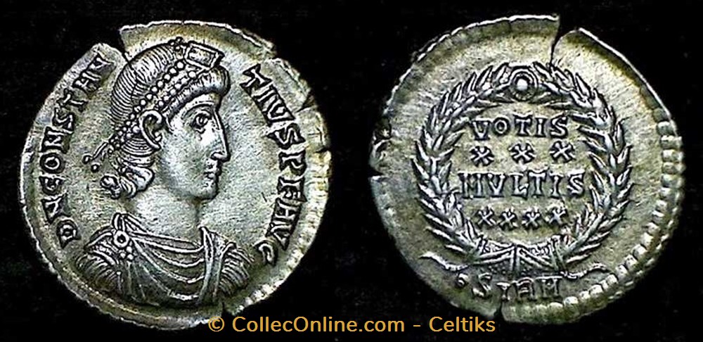 monnaie antiquite av jc ap romaine republicaine imperiale constance ii