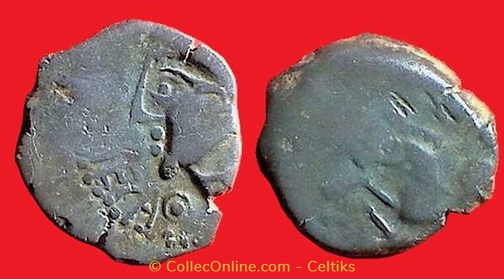 bronze ROVECA - classe 3 monnaies antiques celtes bronze roveca classe 3