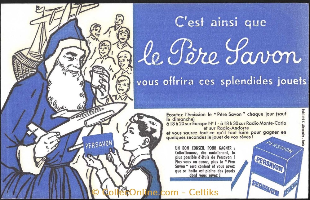 buvard - lessive objets publicitaires buvards buvard lessive
