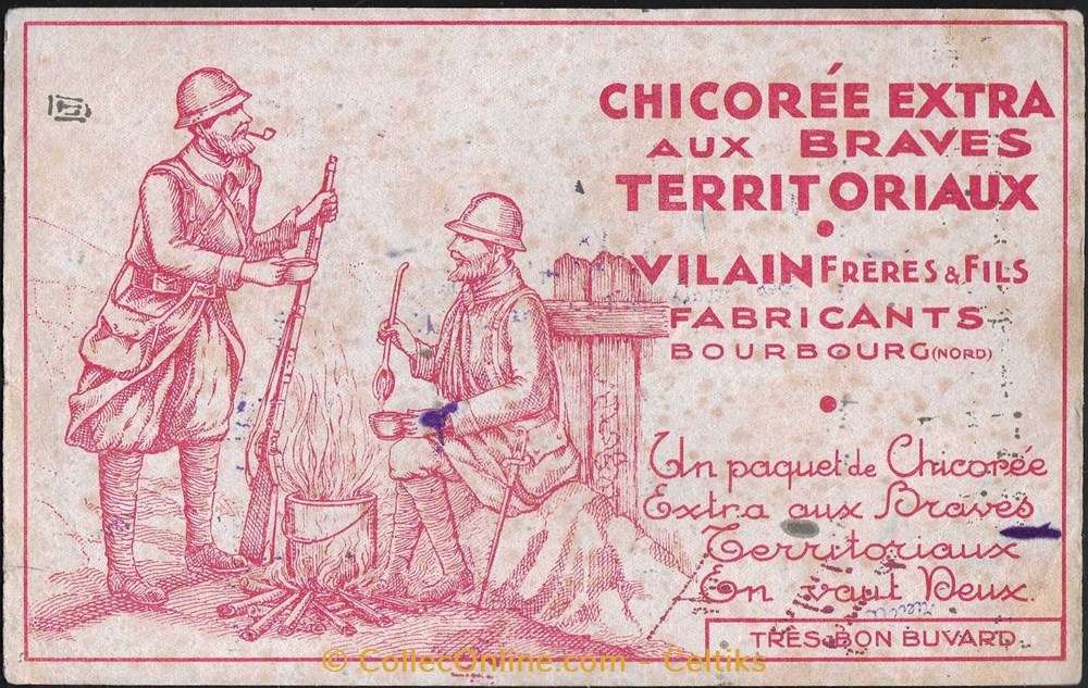 buvard - chicorée objets publicitaires buvards buvard chicoree