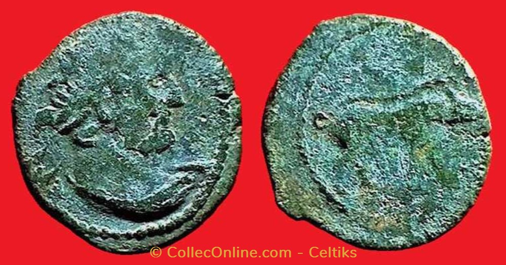 imitation du quadrans de TRAJAN monnaies antiques celtes imitation du quadrans de trajan