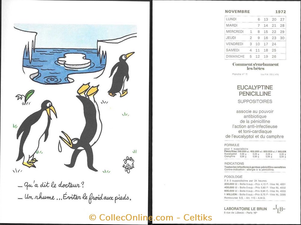 laboratoire LE BRUN 1972 - JEAN EFFEL c 2 science pharmacie laboratoire le brun 1972 jean effel c