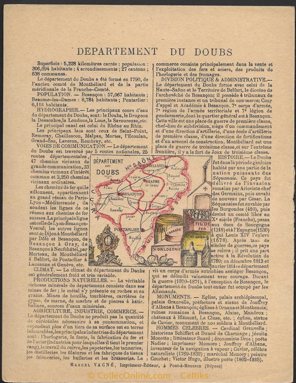 protège cahier - département documents anciens buvards cahiers illustres protege cahier departement