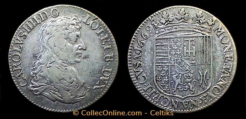 monnaie france feodale lorraine charles iv