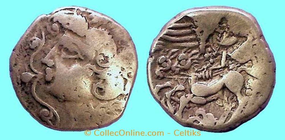 statère à la victoire ailée monnaies antiques celtes statere a la victoire ailee