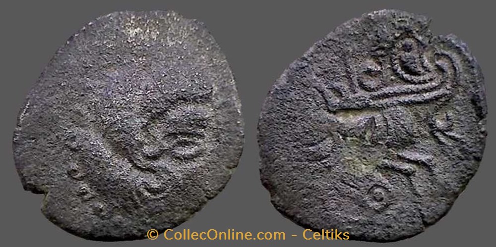 statère de billon - classe 5 a monnaies antiques celtes statere de billon classe 5 a