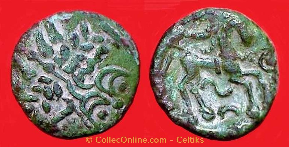 quart de statère au serpent cornu monnaies antiques celtes quart de statere au serpent cornu