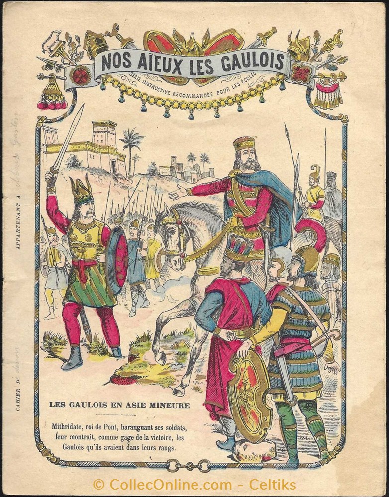 documents anciens buvards cahiers illustres protege cahier nos aieux les gaulois 10