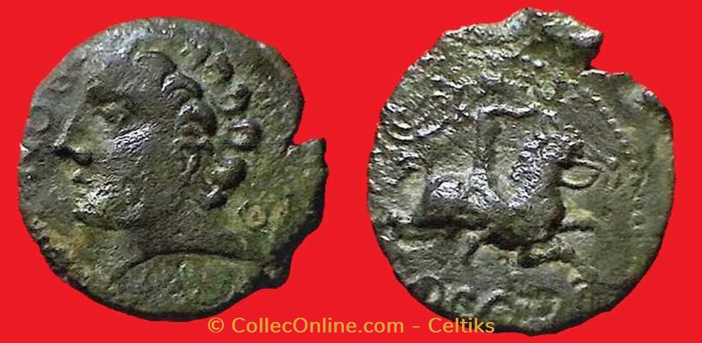 bronze DONNADV monnaies antiques celtes bronze donnadv