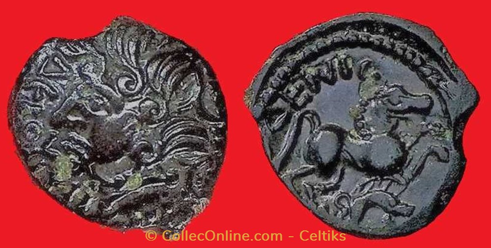 bronze DEIVICIAC - classe 2 monnaies antiques celtes bronze deiviciac classe 2