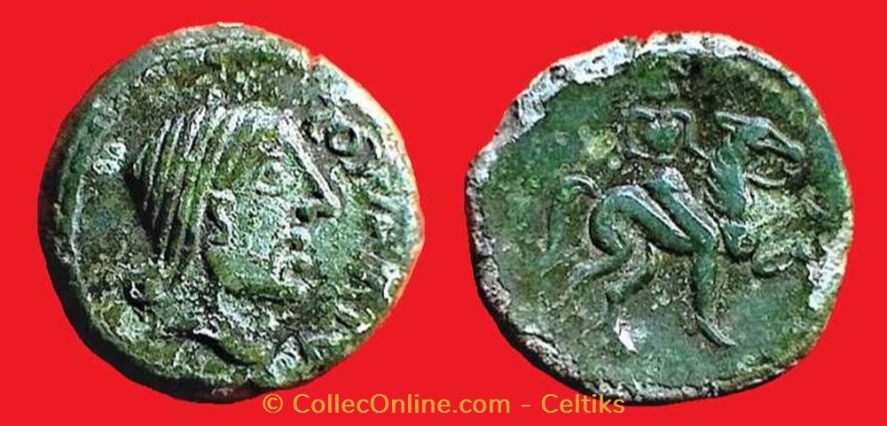 monnaies antiques celtes bronze ratvmacos