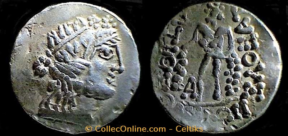 DANUBE - tétradrachme imitation de THASOS monnaies antiques celtes danube tetradrachme imitation de thasos
