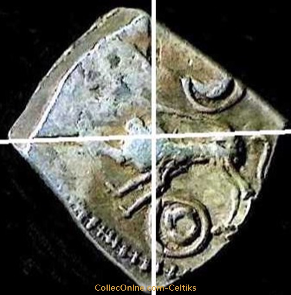 drachme au sanglier et au bouclier 2 monnaies antiques celtes drachme au sanglier et au bouclier