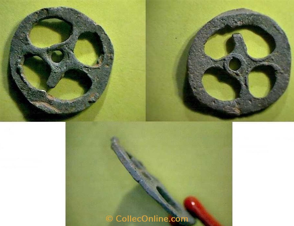 rouelle potin (a) art antiquites archeologie europe rouelle potin a