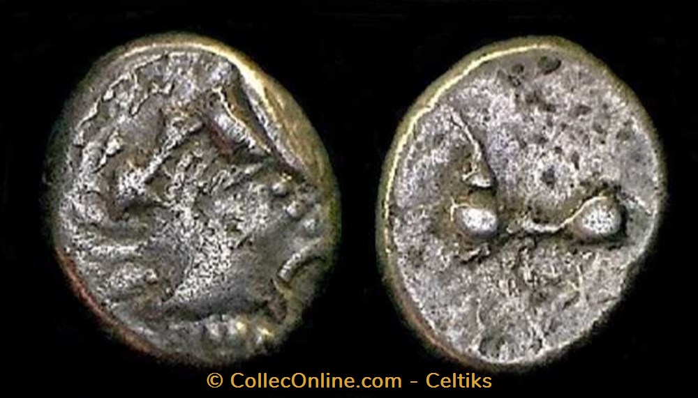 denier type KALETEDOY monnaies antiques celtes denier type kaletedoy
