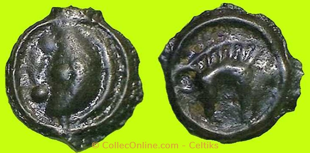 potin au sanglier monnaies antiques celtes potin au sanglier