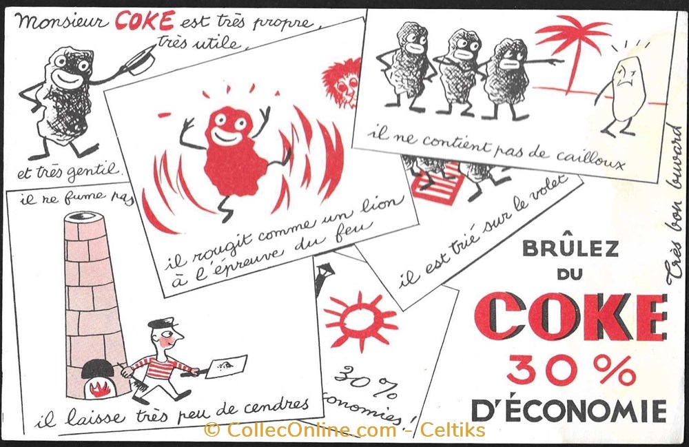 buvard - chauffage objets publicitaires buvards buvard chauffage