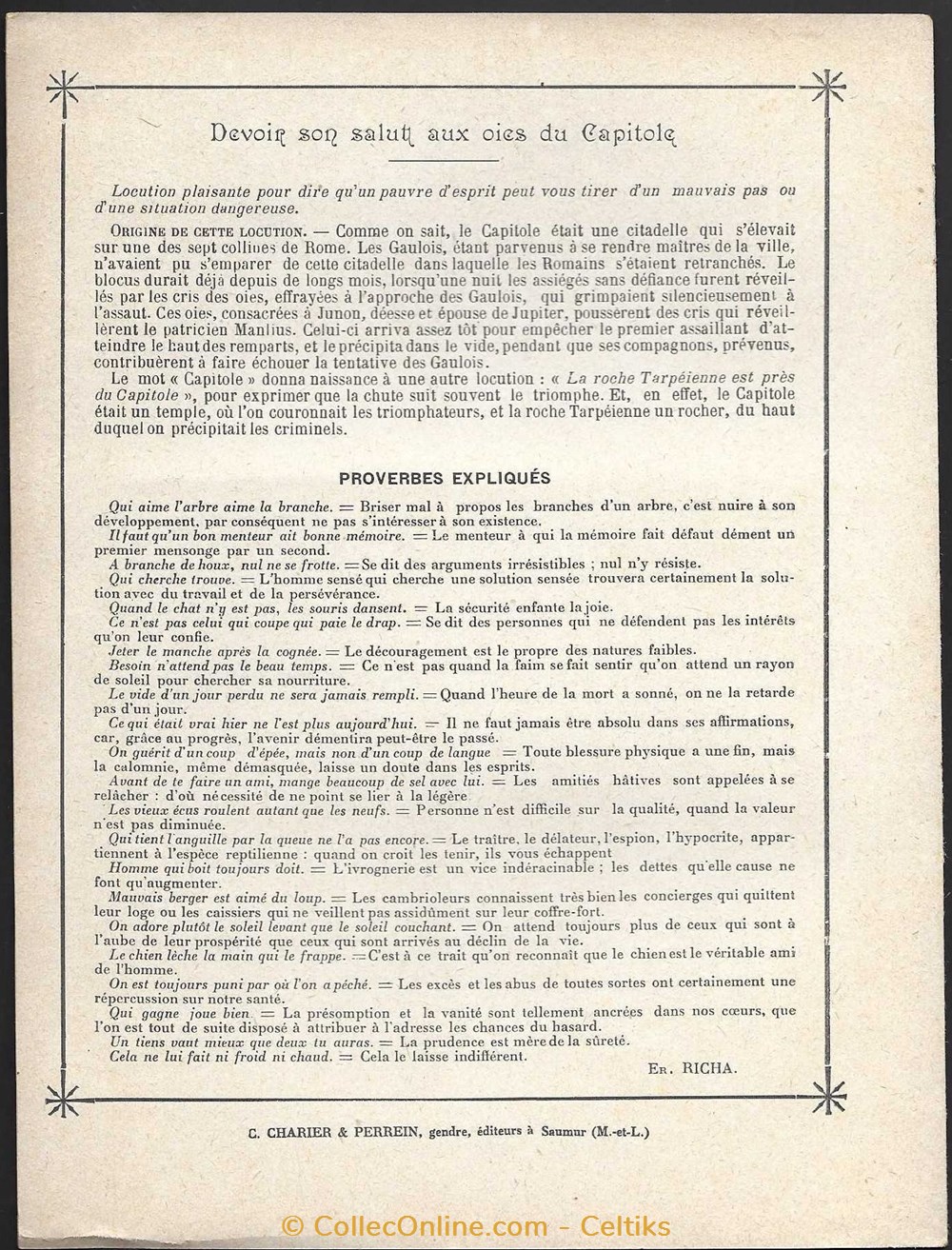 documents anciens buvards cahiers illustres protege cahier les oies du capitole