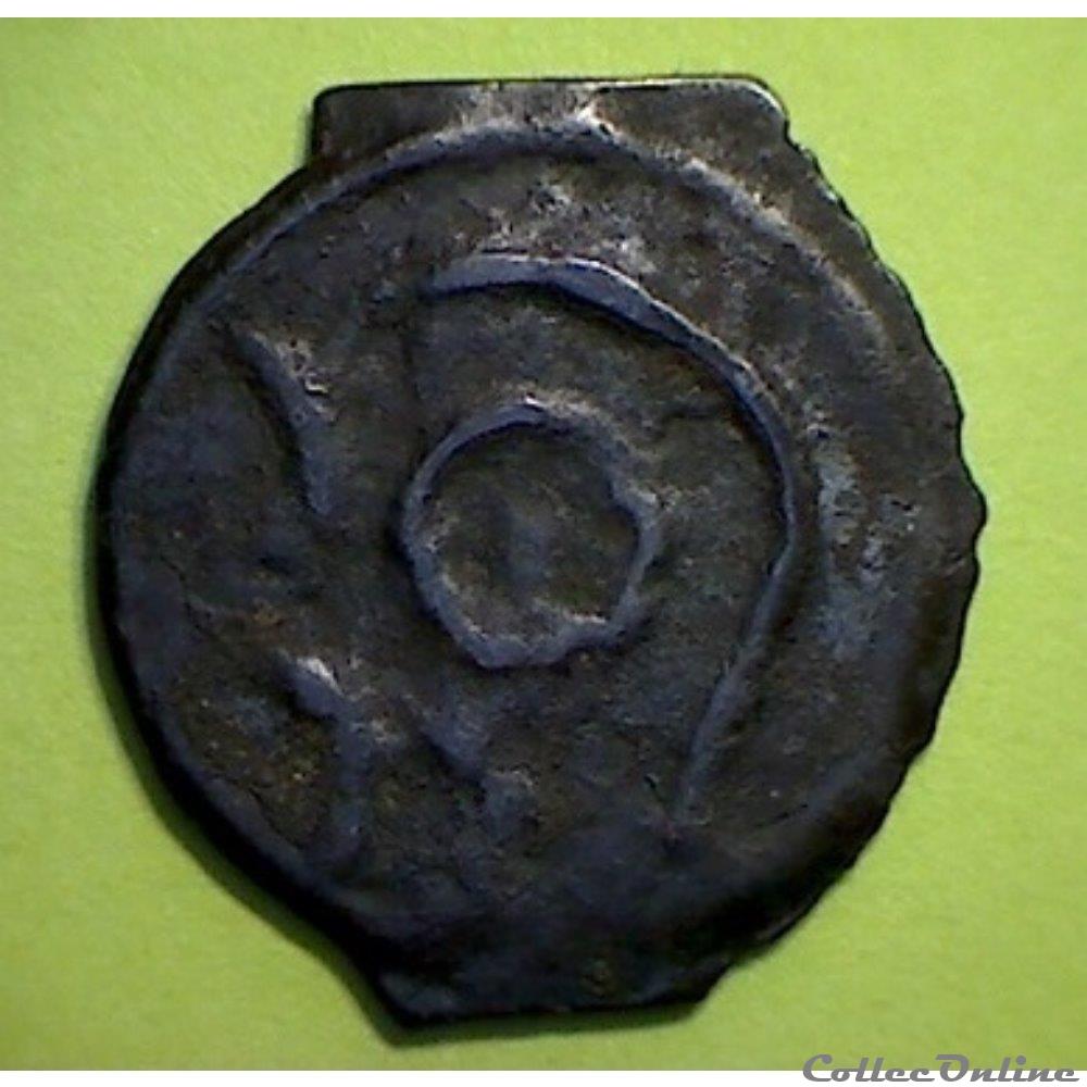 CANTII potin au taureau chargeant monnaie antique gauloise cantii potin au taureau chargeant