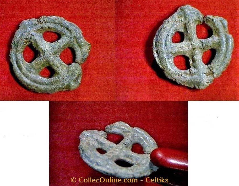 art antiquites archeologie europe rouelle plomb d