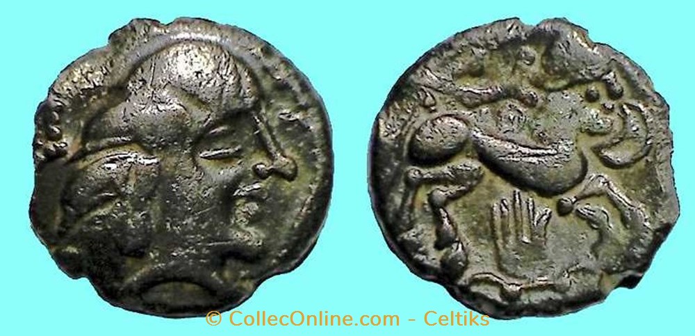 statère d'électrum à la main monnaies antiques celtes statere electrum a la main