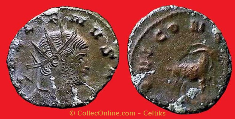 monnaies antiques romaines imperiales et republicaines gallien chevre a droite