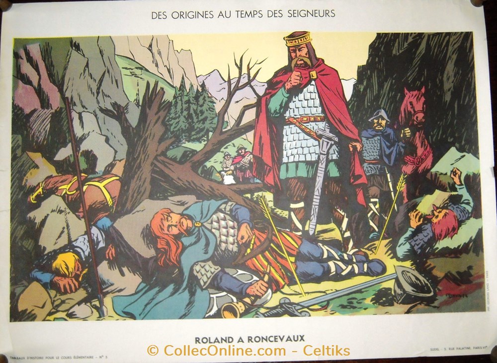 tableau d'école - ROLAND à RONCEVAUX science enseignement tableau ecole roland a roncevaux