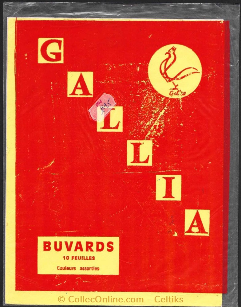 BUVARD - GALLIA objets publicitaires buvards buvard gallia