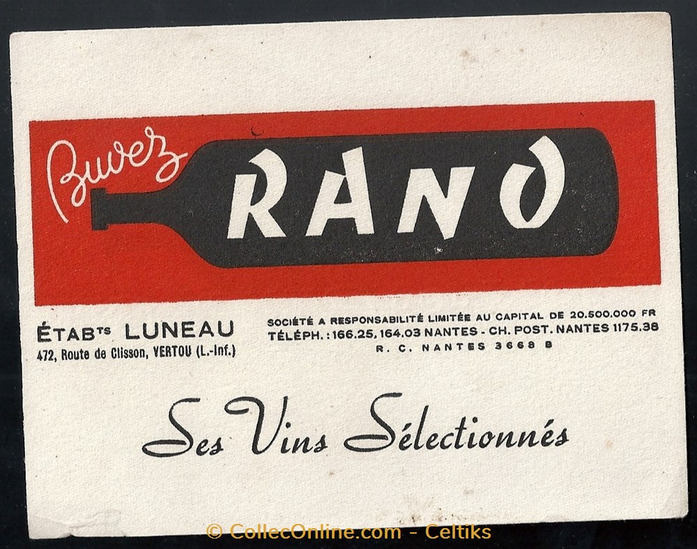 objets publicitaires buvards buvard alcool