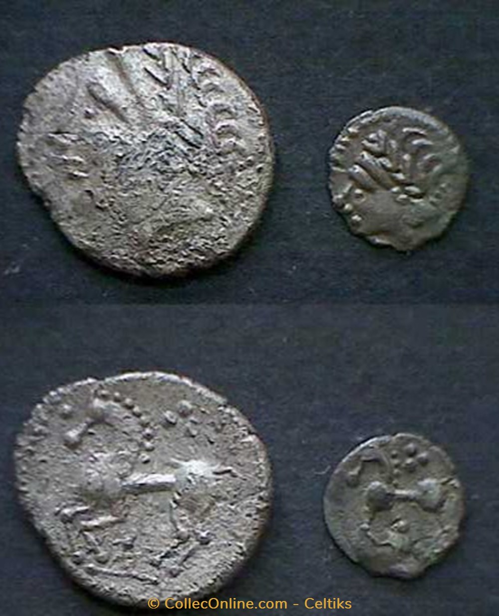 drachme à la couronne en chevrons monnaies antiques celtes drachme a la couronne en chevrons