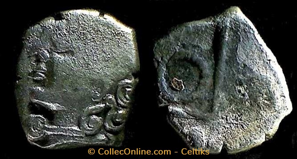 drachme au style flamboyant monnaies antiques celtes drachme au style flamboyant