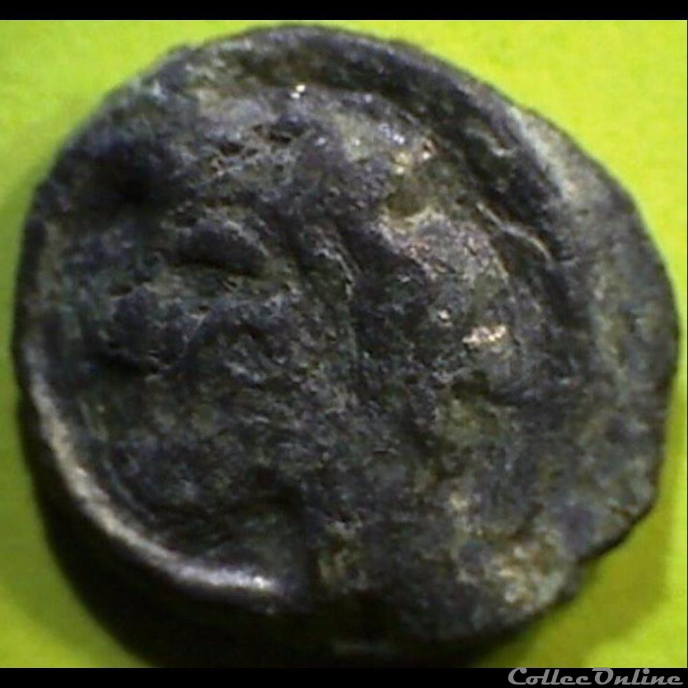serie 1139 potin à la tête diabolique et à la croisette monnaie antique gauloise serie 1139 potin a la tete diabolique et a la croisette