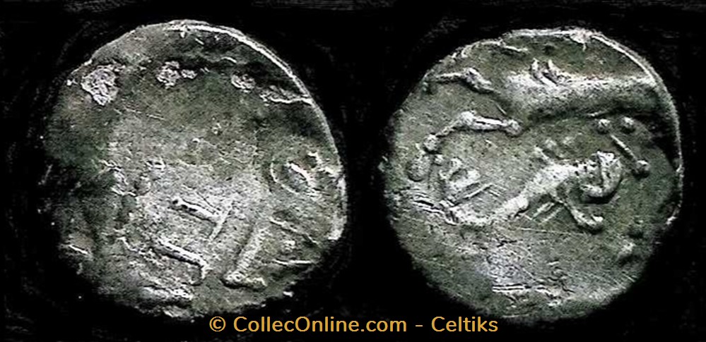 monnaies antiques celtes denier atpili ii orcetirix
