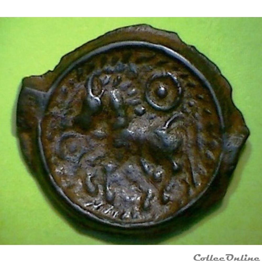 monnaie antique gauloise serie 35 potin au swastika