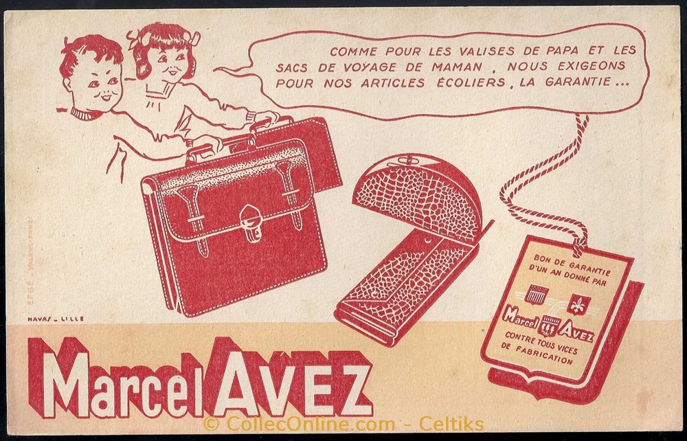 buvard - maroquinerie objets publicitaires buvard maroquinerie