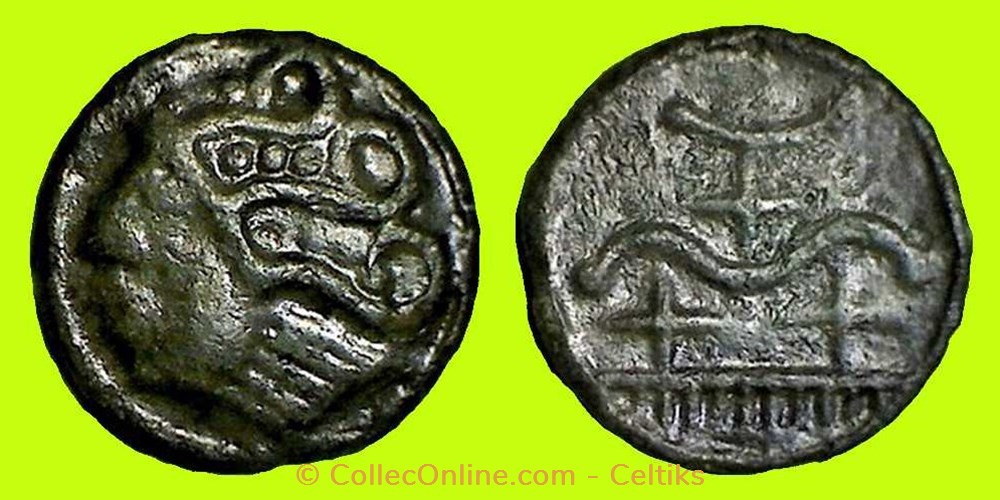monnaies antiques celtes potin aux croisettes