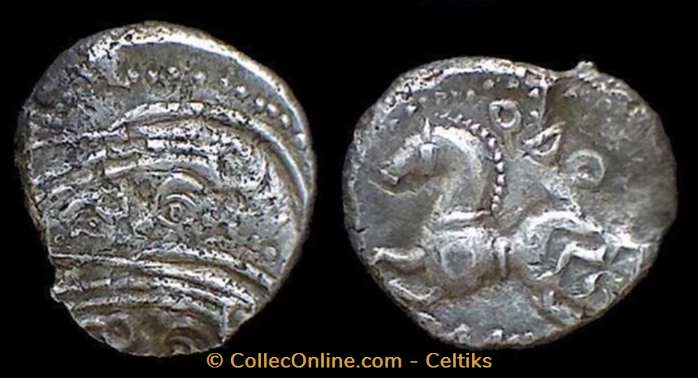 denier Q.DOCI / SAMF monnaies antiques celtes denier q doci samf