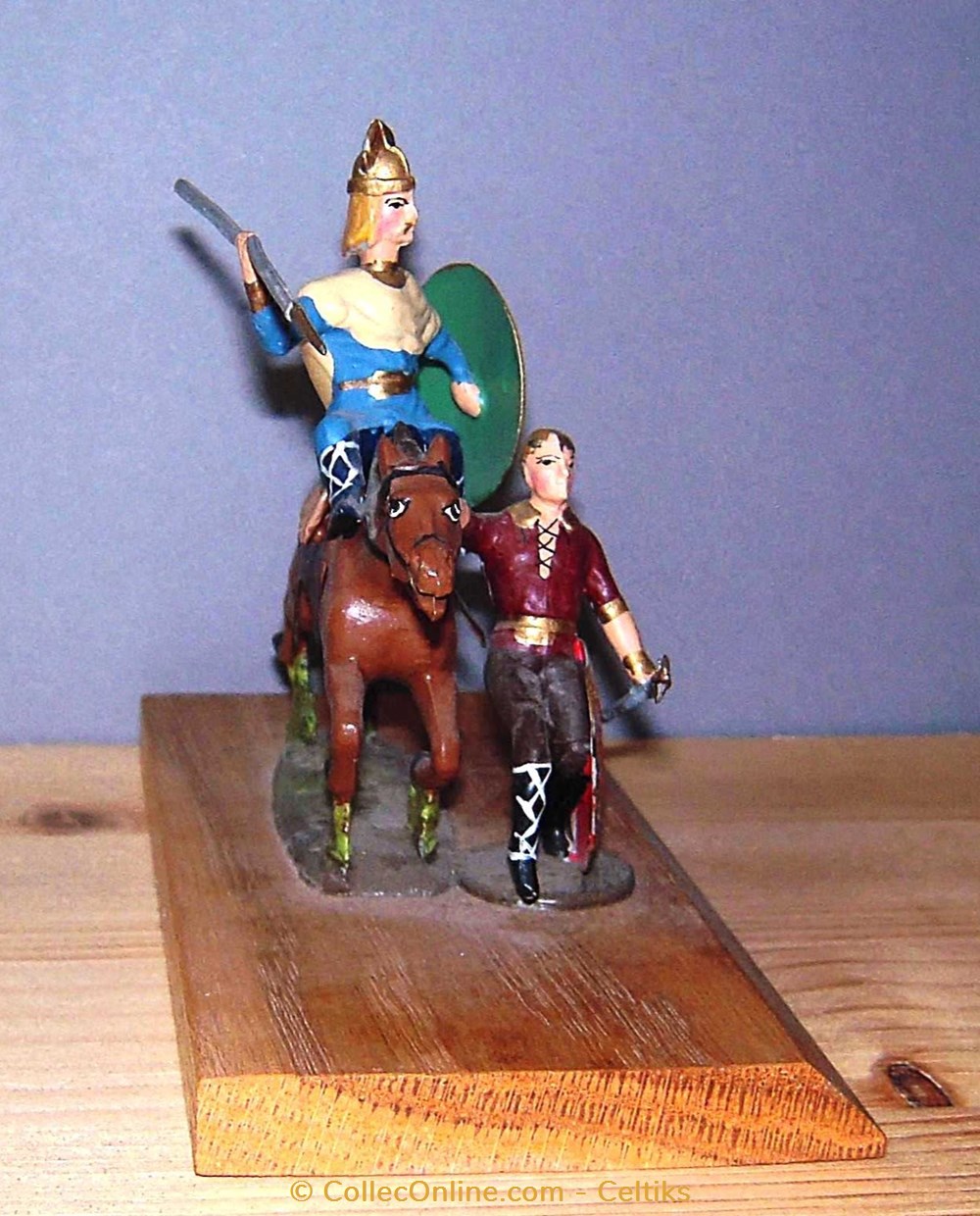 CBG MIGNOT - b 2 figurines historique antiquite cbg mignot b