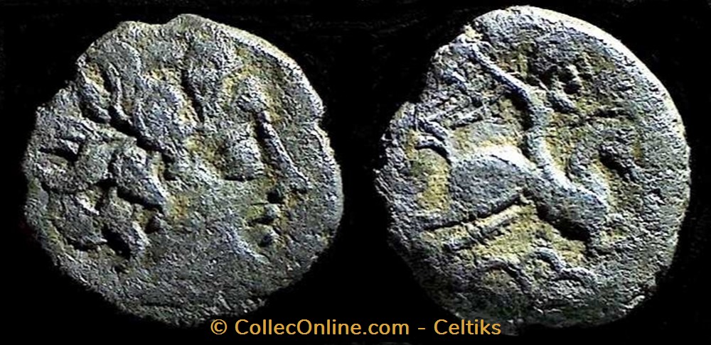 drachme au cavalier ailé monnaies antiques celtes drachme au cavalier aile