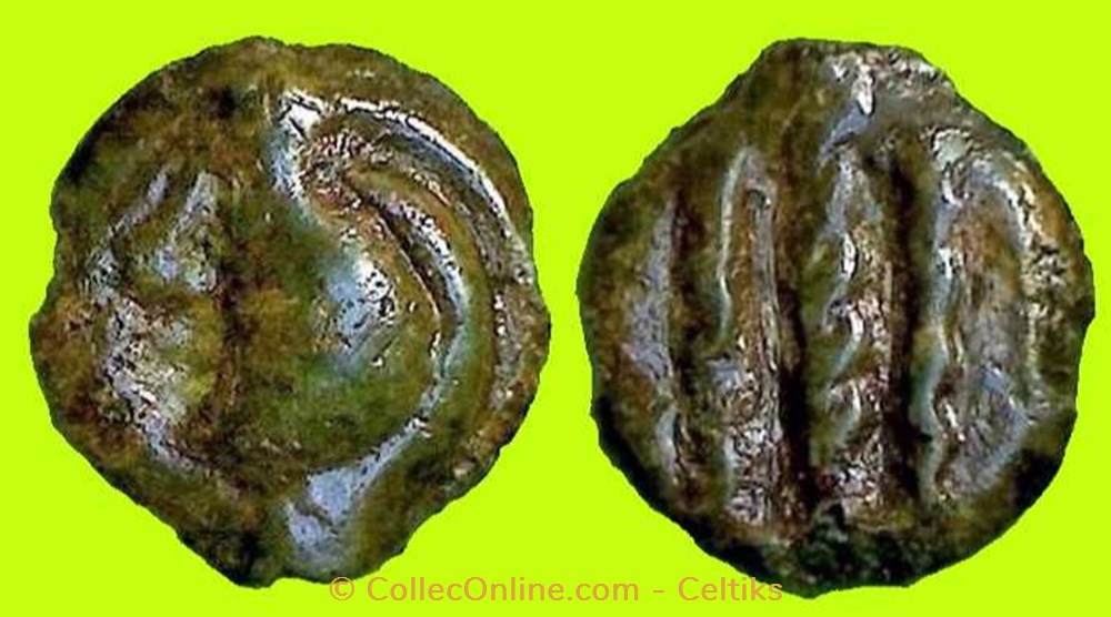 potin au trois bandes ondulées monnaies antiques celtes potin au trois bandes ondulees