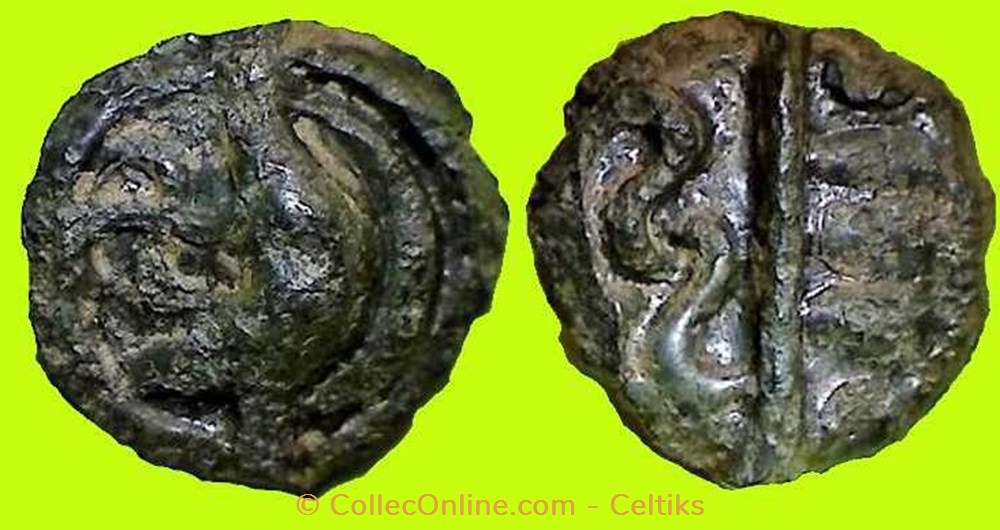 potin aux chevrons et au swastika monnaies antiques celtes potin aux chevrons et au swastika