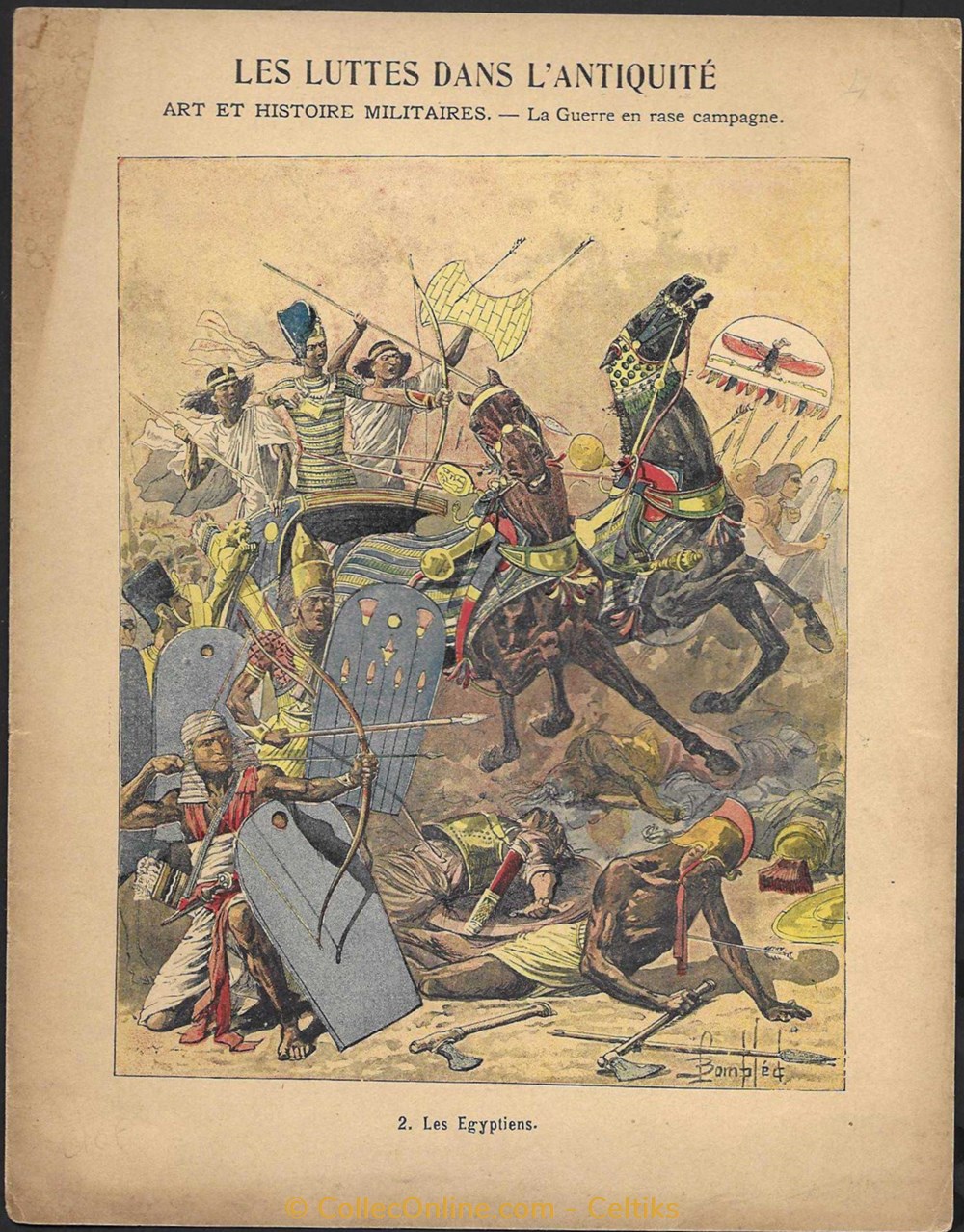 protège cahier - les luttes dans l'antiquité documents anciens buvards cahiers illustres protege cahier les luttes dans antiquite