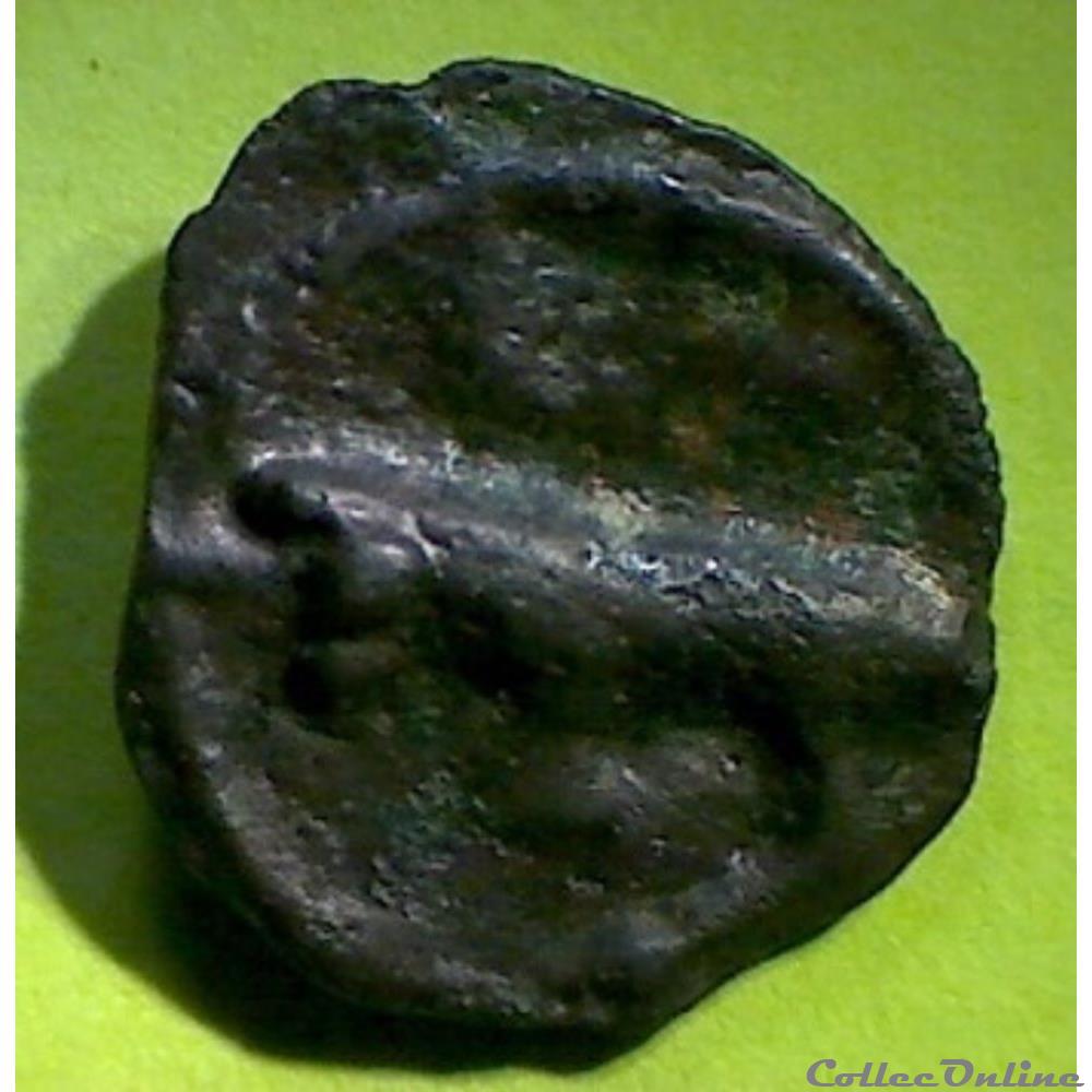 monnaie antique gauloise serie 1139 potin a la tete diabolique