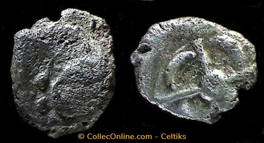 drachme au style LANQUEDOCIEN monnaies antiques celtes drachme au style lanquedocien