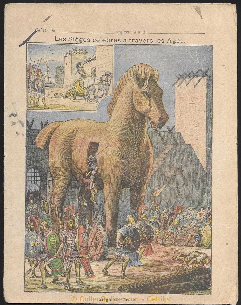 objets publicitaires cahiers protege cahier siege de troie