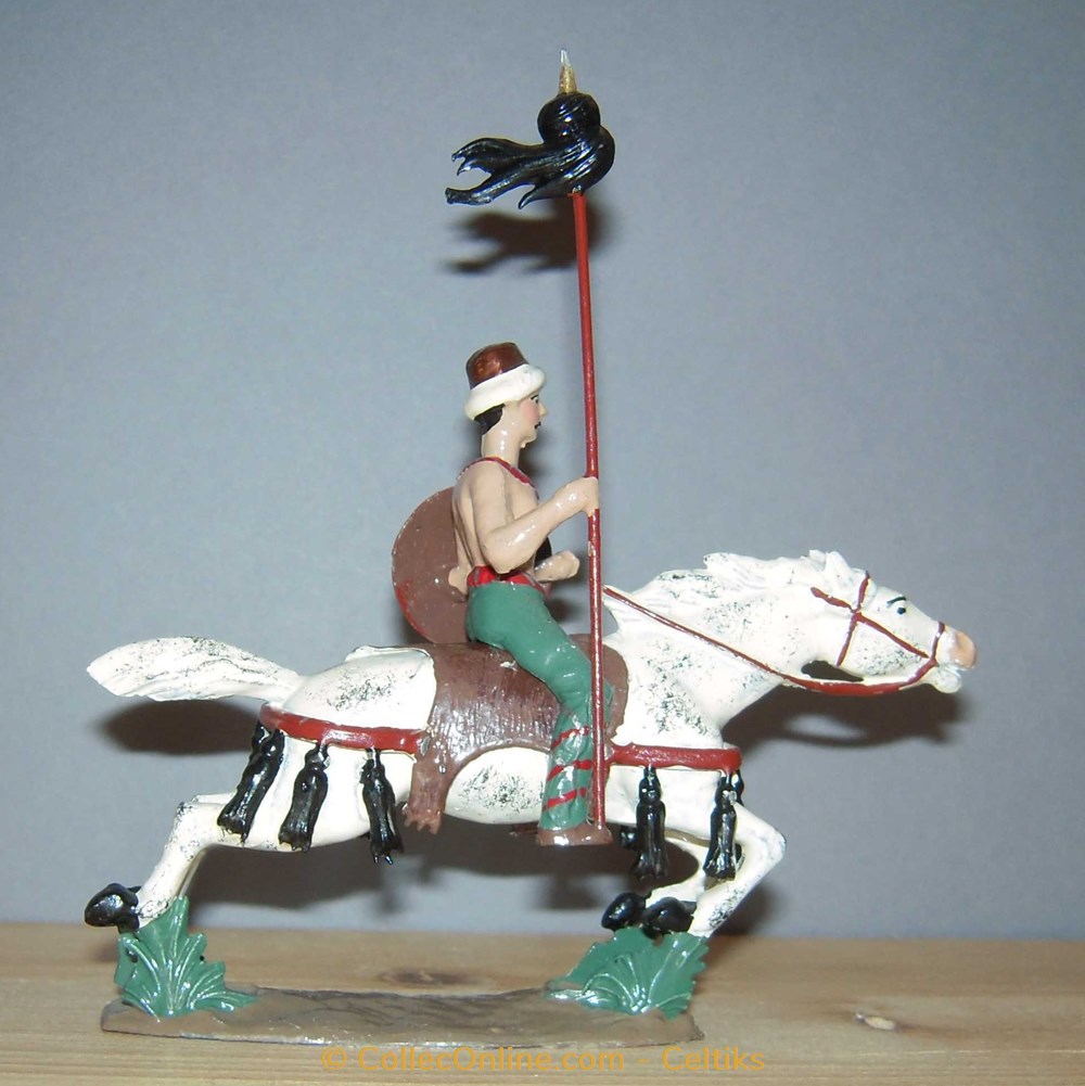 CBG Mignot - HUNS 3 figurines historique antiquite cbg mignot huns