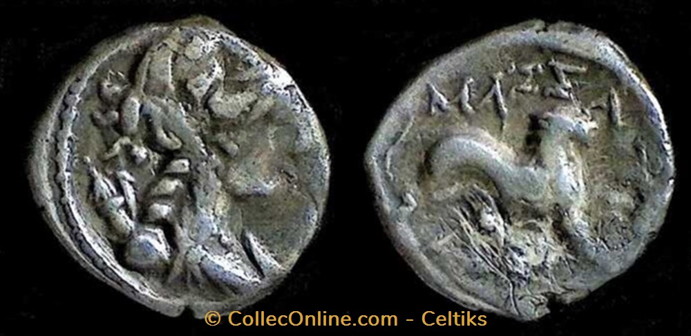 drachme légère monnaies antiques celtes drachme legere