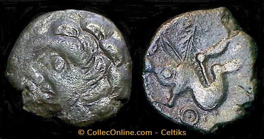 denier au sanglier monstrueux monnaies antiques celtes denier au sanglier monstrueux