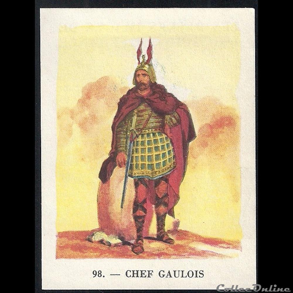 chef gaulois chromo image alimentaire touristique chef gaulois