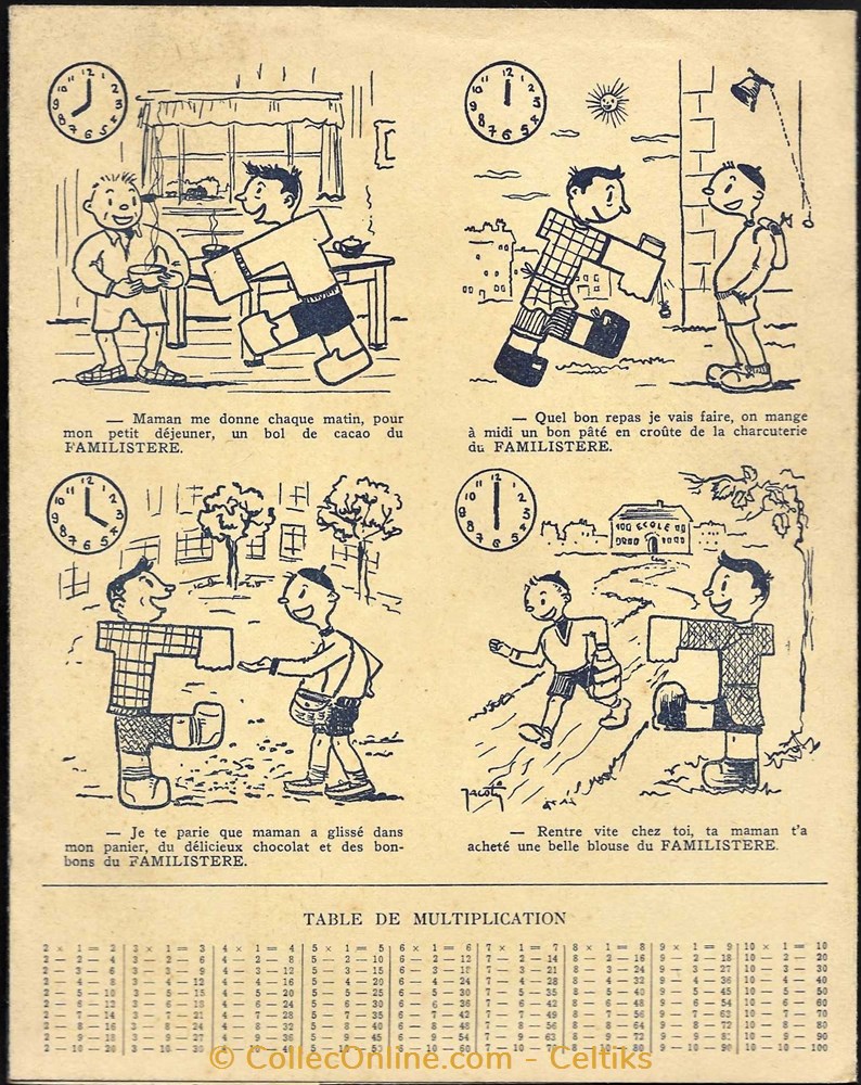 protège cahier - FAMILISTERE 2 objets publicitaires cahiers protege cahier familistere